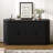 Storage Cabinet With Metal Handles And Vertical Striped Door, Entryway Cabinet-790700068