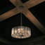 Lustre suspendu en cristal chromé 17 po - Luminaire suspendu réglable 4 lumières pour le salon et la salle à manger