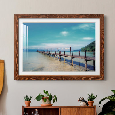 «Coast of Kota Kinabalu» par J Paul - reproduction de photo sur papier encadrée