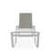 Holna Outdoor Rust-Resistant Metal Chaise Lounge