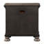 Table de chevet 3 tiroirs gris Eiyanna