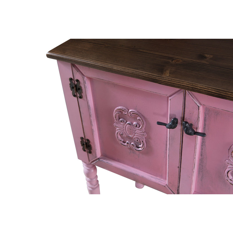 Oded 92 cm W Console Table, Pink