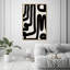 Modern Bold Brush Stroke Lines Print-69851080-69851078