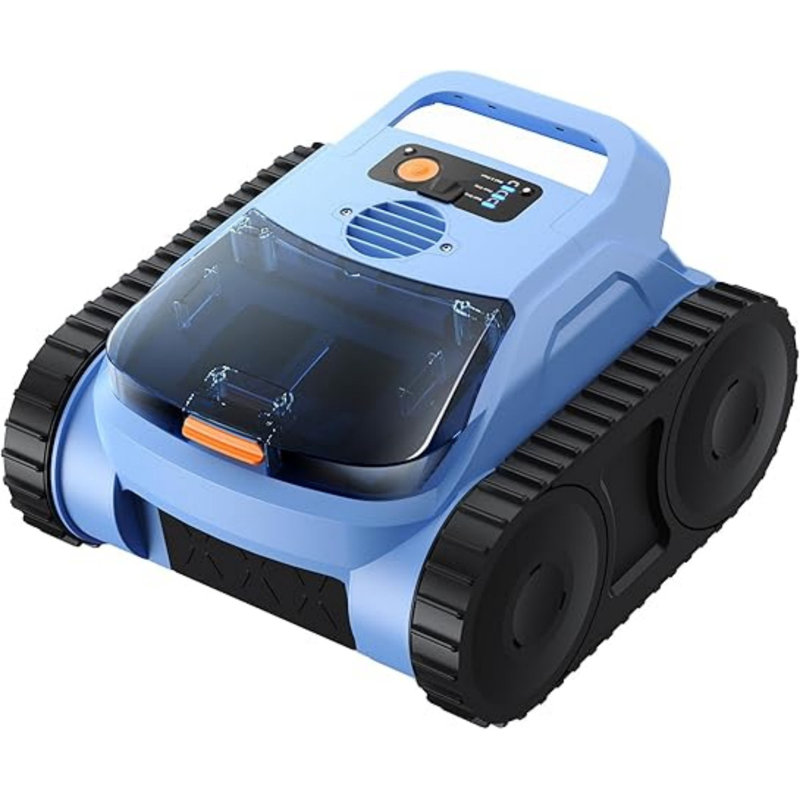 Cordless Robotic Pool Cleaner,Automatic Robotic Pool Vacuum for Inground Pools,Spa Pool Robot Cleaning up to 2150 Sq.ft for Floor,Wall Climbing,Waterline,4800GPH Suction,180min Battery Life