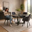  Modern Taylors Dark Grey Faux Leather Dining Chairs Set For Dining Room Furniture-1757801287