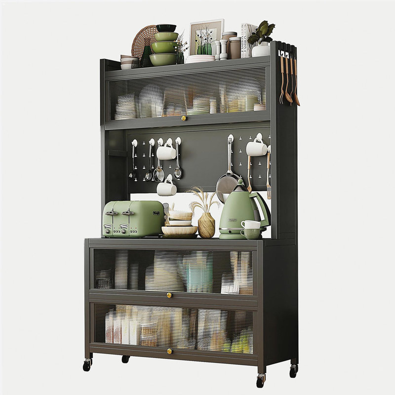 Metal storage shelf