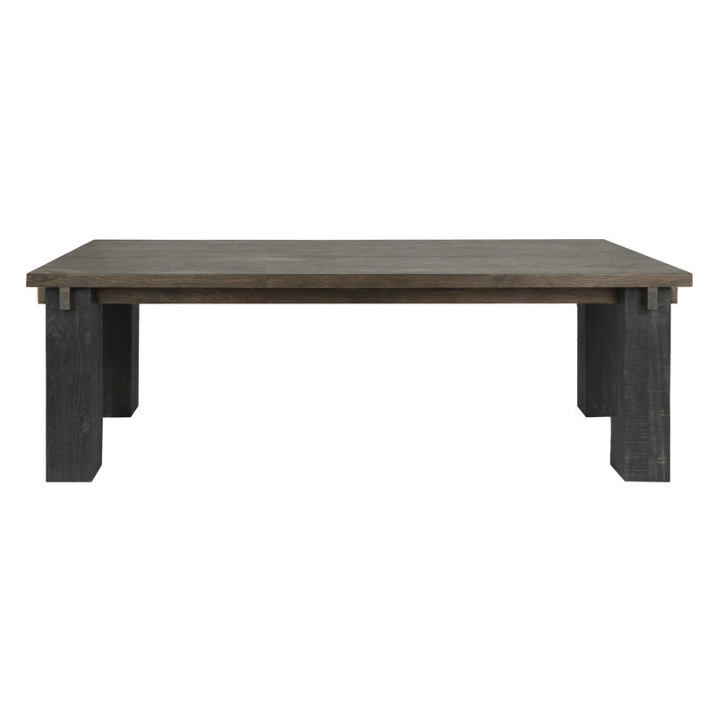 Table de salle à manger en bois massif 90 "Hennécy
