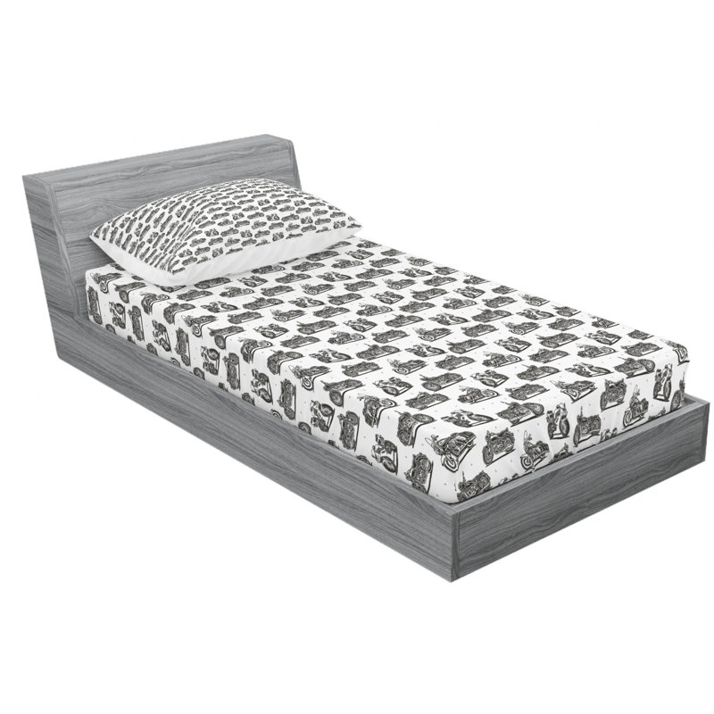 Microfiber Sheet Set, Twin XL Sheet Set + Fitted Sheet + 1 Pillowcase