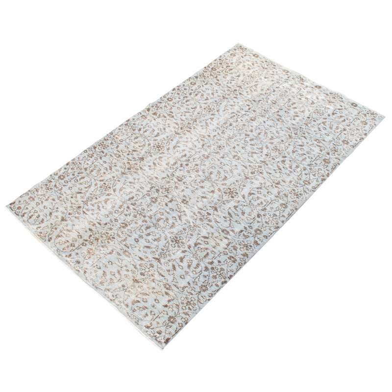 Tapis bleu ardoise à transition de couleur 5 pi 1 po x 8 pi 4 po