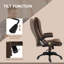 Fauteuil de bureau massant avec vibrations à 6 points-1680748926