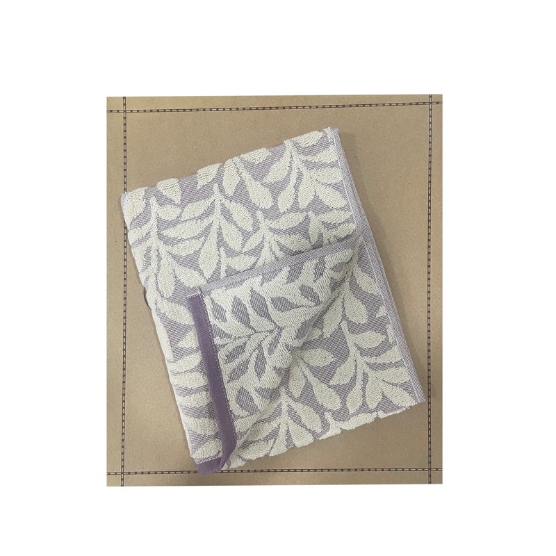 Simple serviette Chestirad, Lilas/blanc