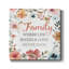 Family Life Begins - Wrapped Canvas Print-2102443523