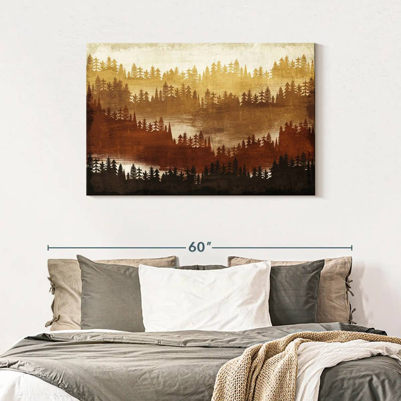 Kerrick Mountainscape Spice, 30" H x 45" W