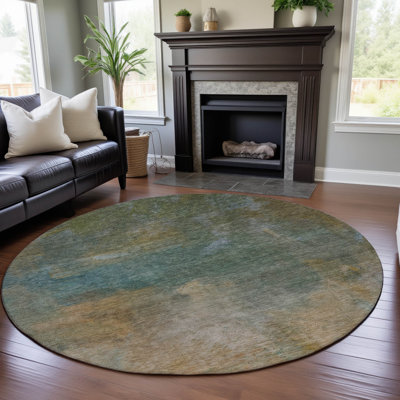 Premium Machine Washable Dahl AMF1073 Abstract Rug