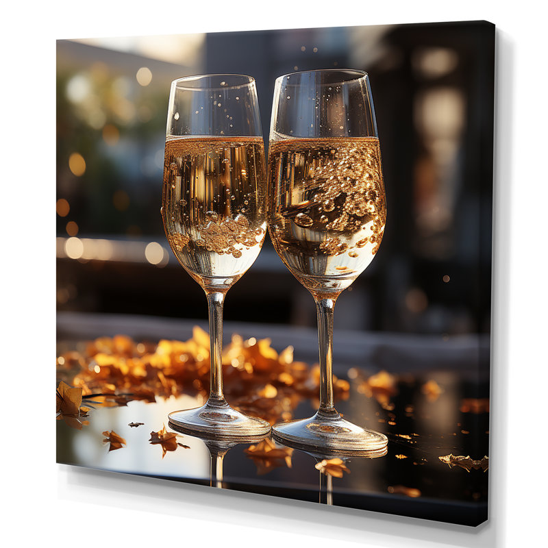 Toast réfléchissant sur toile, H 24 po x l 24 po x P 1 po, Toile tendue
