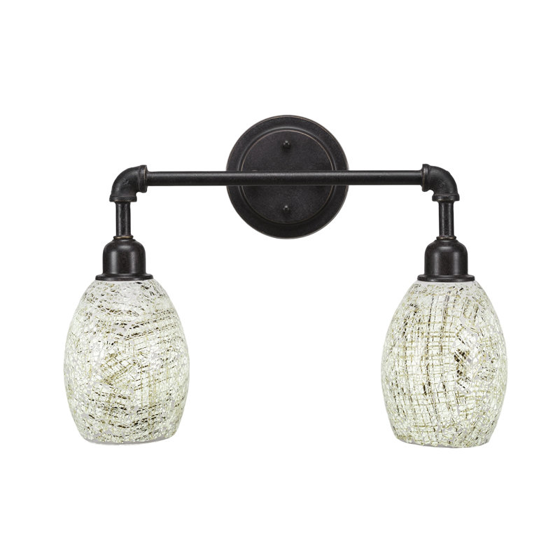 Shanell 2-Light Vanity Light, Natural Fusion