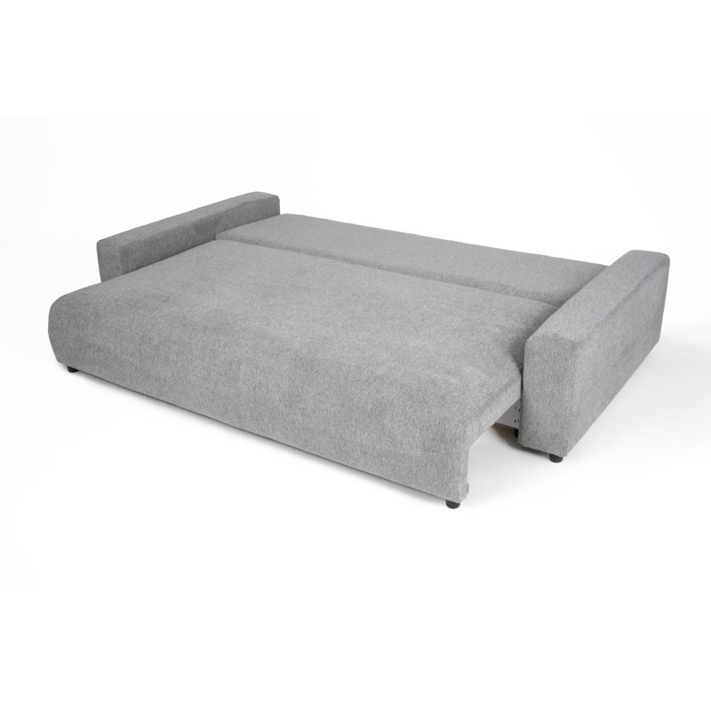 4 Seater Sofa Bed, Light Grey