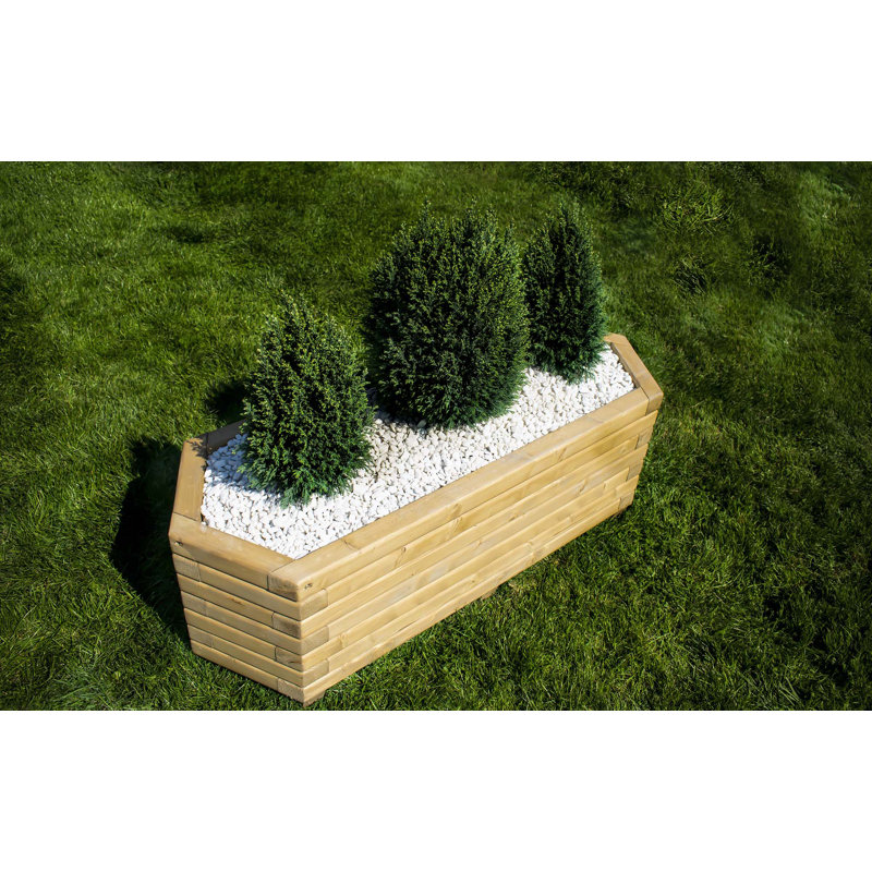 Budde Handmade Wood Planter Box, 35cm H x 40cm W x 110cm D