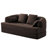 2-in-1 Foldable Sofa Bed with Textured Chenille Fabric