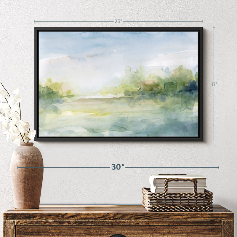 Abstrait «Clear Day Canvas Print», H 17 po x l 25 po