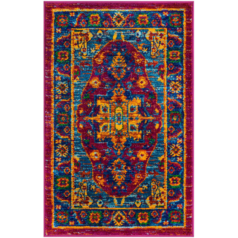 Markon Ikat Indoor Rug, Rectangle 2' x 3'1"