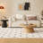 2-piece Round Coffee Table Set, Natural Wood & Black Finish Pedestal Tables For Living Room-47928134