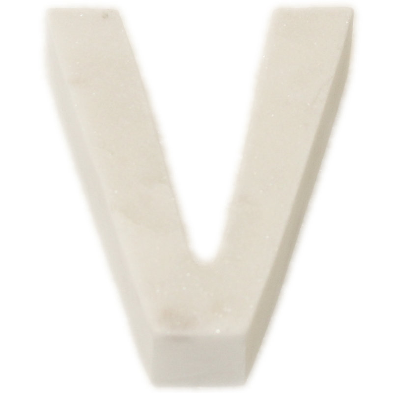Zeb Text & Numbers Letter Block, V
