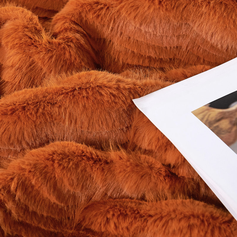 Throw Blanket, Burnt Orange