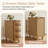 Cierah 3-Drawer Rattan End Table with Vintage Metal Handles-1101245294