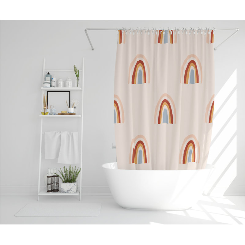 Lowall Polyester Shower Curtain Set