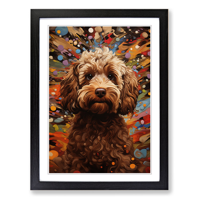 Single Picture Frame Print on Wood, Black Framed, 64cm H x 46cm W