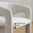 Modern Water-Resistant Linen Upholstered Dining Chairs Set Of 2 With Curved Open Back-2012279393