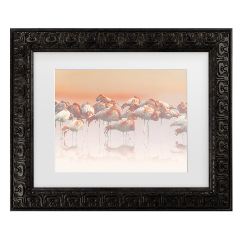 Œuvre encadrée «ologa bolognaise », H 14,5 po x l 17,5 po