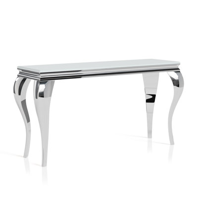 Mehseti 57.5'' Glass Top Console Table