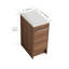  Meuble-lavabo autoportant de 96 po avec plateau en céramique Aurrie-74678731