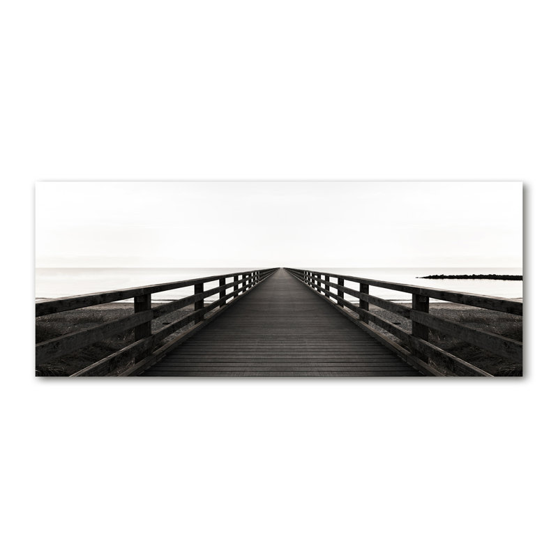 Wooden Pier - Wrapped Canvas Print