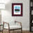 Dunois Cherry Wood Picture Frame with Mat-94123098