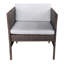 Chaise avec accoudoirs avec coussin Leiston