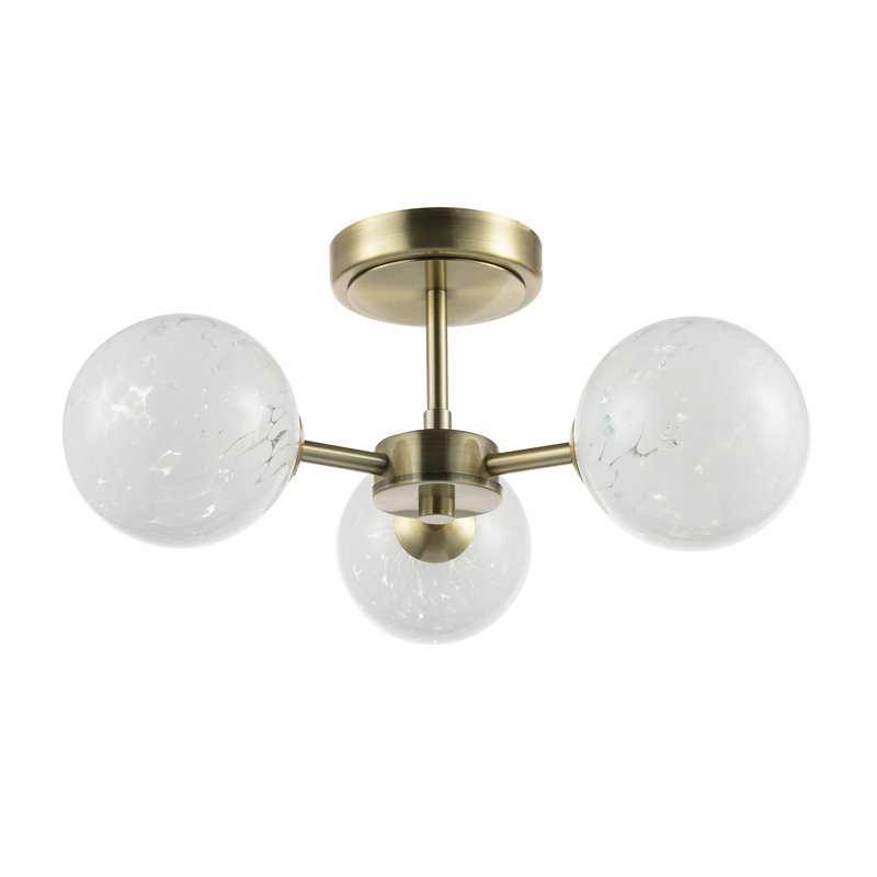 Flush Mount, Antique Brass
