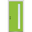 Porte d'entrée pré-suspendue à 1 lumière en acier peint 1 lumière-40615174-40615163-40559191