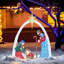 Crèche de Noël lumineuse 5 pi Gutierrez-710776711