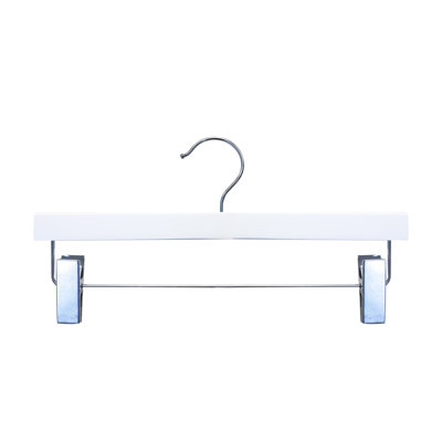 Wood Hangers With Clips for Skirt/Pants