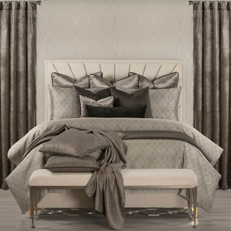 The Great Gatsby Wall Street Luxury Duvet Cover Set, California King Duvet Cover + 2 King Shams