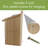 17.5'' H x 7'' W x 9.75'' D Water Resistant Bat House