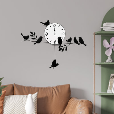 Horloge murale oiseau Greig