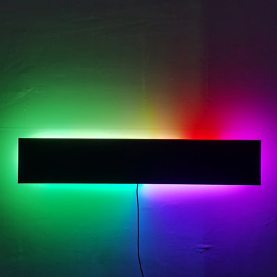 Lampe murale noire / câblée