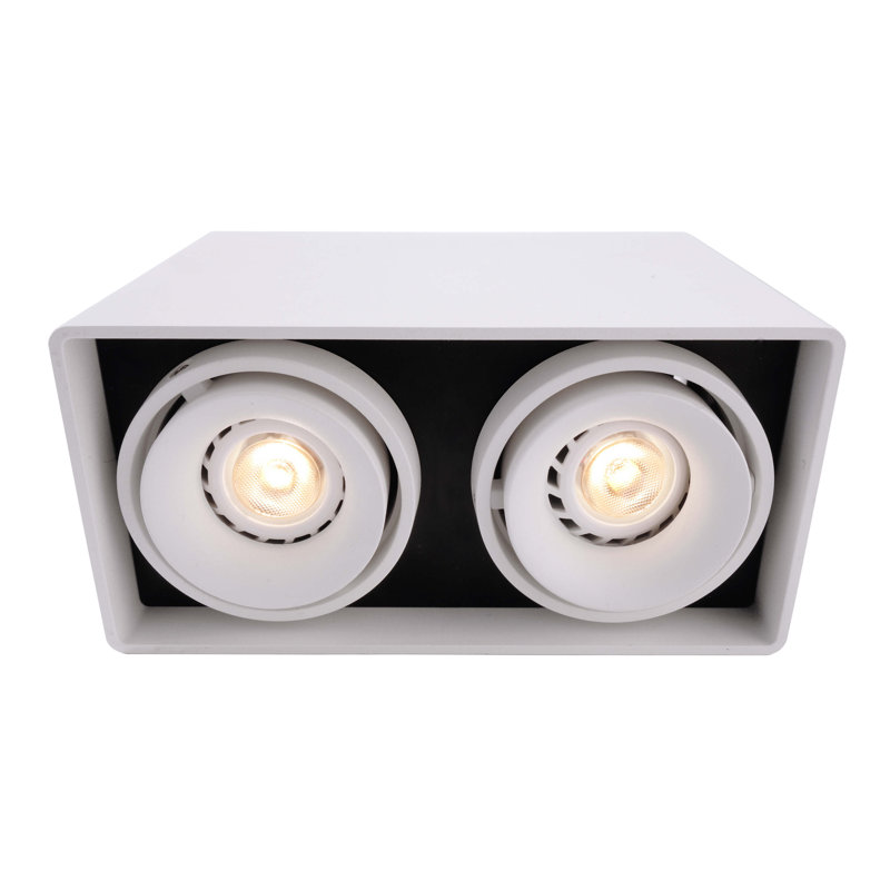 Mona LED Flush Mount, White