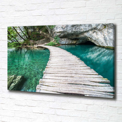 Plitvice Lakes - Wrapped Canvas Print