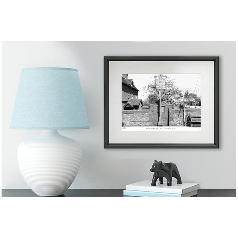 Barcombe, The Village Sign C1955 by Francis Frith - Single Picture Frame Print, 28cm H x 36cm W x 2.3cm D