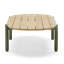 Terra Outdoor Oval Teak Coffee Table-1470371767